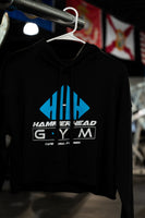 Cropped Womens Hoodie w/ printed Hammerhead Logo