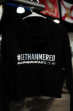 Cropped Womens Hoodie w/ printed Hammerhead Logo