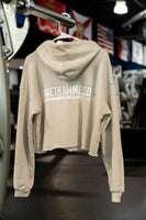 Cropped Womens Hoodie w/ printed Hammerhead Logo