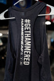 Womens Cropped Racerback Tank w/ Hammerhead Logo