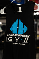 Womens Cropped Racerback Tank w/ Hammerhead Logo