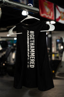 Womens Cropped Racerback Tank w/ Hammerhead Logo