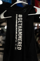 Womens Cropped Racerback Tank w/ Hammerhead Logo