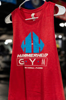 Womens Cropped Racerback Tank w/ Hammerhead Logo