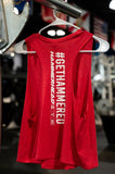 Womens Cropped Racerback Tank w/ Hammerhead Logo