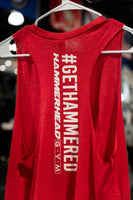 Womens Cropped Racerback Tank w/ Hammerhead Logo