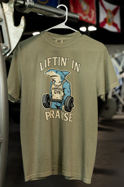 Short Sleeve Shark Liftin in Paradise Unisex T-Shirt
