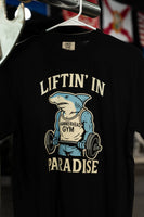 Short Sleeve Shark Liftin in Paradise Unisex T-Shirt